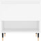 vidaXL - Salontafel - 50x46x50 - cm - bewerkt - hout - wit