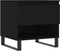 vidaXL - Salontafel - 50x46x50 - cm - bewerkt - hout - zwart