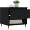 vidaXL - Salontafel - 50x46x50 - cm - bewerkt - hout - zwart