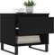 vidaXL - Salontafel - 50x46x50 - cm - bewerkt - hout - zwart