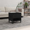 vidaXL - Salontafel - 50x46x50 - cm - bewerkt - hout - zwart
