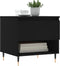 vidaXL - Salontafel - 50x46x50 - cm - bewerkt - hout - zwart