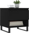 vidaXL - Salontafel - 50x46x50 - cm - bewerkt - hout - zwart