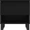 vidaXL - Salontafel - 50x46x50 - cm - bewerkt - hout - zwart