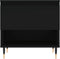 vidaXL - Salontafel - 50x46x50 - cm - bewerkt - hout - zwart