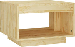 vidaXL - Salontafel - 50x50x33,5 - cm - massief - grenenhout