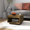 vidaXL - Salontafel - 50x50x33,5 - cm - massief - grenenhout - honingbruin