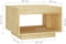 vidaXL - Salontafel - 50x50x33,5 - cm - massief - grenenhout