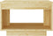 vidaXL - Salontafel - 50x50x33,5 - cm - massief - grenenhout
