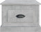 vidaXL - Salontafel - 50x50x35 - cm - bewerkt - hout - betongrijs