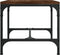 vidaXL - Salontafel - 50x50x35 - cm - bewerkt - hout - bruin - eikenkleur