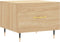vidaXL - Salontafel - 50x50x35 - cm - bewerkt - hout - sonoma - eikenkleurig