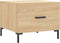 vidaXL - Salontafel - 50x50x35 - cm - bewerkt - hout - sonoma - eikenkleurig