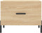 vidaXL - Salontafel - 50x50x35 - cm - bewerkt - hout - sonoma - eikenkleurig