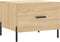 vidaXL - Salontafel - 50x50x35 - cm - bewerkt - hout - sonoma - eikenkleurig