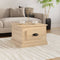 vidaXL - Salontafel - 50x50x35 - cm - bewerkt - hout - sonoma - eikenkleurig