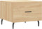 vidaXL - Salontafel - 50x50x35 - cm - bewerkt - hout - sonoma - eikenkleurig