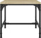 vidaXL - Salontafel - 50x50x35 - cm - bewerkt - hout - sonoma - eikenkleurig