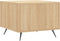 vidaXL - Salontafel - 50x50x35 - cm - bewerkt - hout - sonoma - eikenkleurig