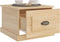 vidaXL - Salontafel - 50x50x35 - cm - bewerkt - hout - sonoma - eikenkleurig