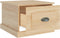 vidaXL - Salontafel - 50x50x35 - cm - bewerkt - hout - sonoma - eikenkleurig
