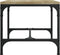 vidaXL - Salontafel - 50x50x35 - cm - bewerkt - hout - sonoma - eikenkleurig