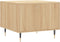 vidaXL - Salontafel - 50x50x35 - cm - bewerkt - hout - sonoma - eikenkleurig