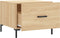 vidaXL - Salontafel - 50x50x35 - cm - bewerkt - hout - sonoma - eikenkleurig