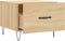 vidaXL - Salontafel - 50x50x35 - cm - bewerkt - hout - sonoma - eikenkleurig