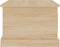 vidaXL - Salontafel - 50x50x35 - cm - bewerkt - hout - sonoma - eikenkleurig