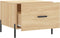vidaXL - Salontafel - 50x50x35 - cm - bewerkt - hout - sonoma - eikenkleurig
