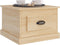 vidaXL - Salontafel - 50x50x35 - cm - bewerkt - hout - sonoma - eikenkleurig