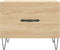 vidaXL - Salontafel - 50x50x35 - cm - bewerkt - hout - sonoma - eikenkleurig