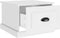vidaXL - Salontafel - 50x50x35 - cm - bewerkt - hout - wit