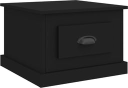 vidaXL - Salontafel - 50x50x35 - cm - bewerkt - hout - zwart
