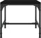 vidaXL - Salontafel - 50x50x35 - cm - bewerkt - hout - zwart
