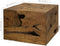 vidaXL - Salontafel - 50x50x35 - cm - echt - teakhout - bruin