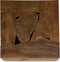 vidaXL - Salontafel - 50x50x35 - cm - echt - teakhout - bruin