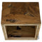 vidaXL - Salontafel - 50x50x35 - cm - echt - teakhout - bruin