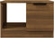 vidaXL - Salontafel - 50x50x36 - cm - bewerkt - hout - bruin - eikenkleur