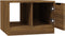 vidaXL - Salontafel - 50x50x36 - cm - bewerkt - hout - bruin - eikenkleur