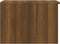vidaXL - Salontafel - 50x50x36 - cm - bewerkt - hout - bruin - eikenkleur