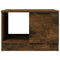 vidaXL - Salontafel - 50x50x36 - cm - bewerkt - hout - gerookt - eikenkleurig