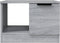 vidaXL - Salontafel - 50x50x36 - cm - bewerkt - hout - grijs - sonoma - eikenkleurig