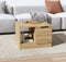 vidaXL - Salontafel - 50x50x36 - cm - bewerkt - hout - sonoma - eikenkleurig