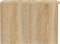 vidaXL - Salontafel - 50x50x36 - cm - bewerkt - hout - sonoma - eikenkleurig