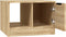 vidaXL - Salontafel - 50x50x36 - cm - bewerkt - hout - sonoma - eikenkleurig
