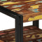 vidaXL - Salontafel - 50x50x38 - cm - massief - gerecycled - hout - meerkleurig