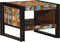 vidaXL - Salontafel - 50x50x38 - cm - massief - gerecycled - hout - meerkleurig
