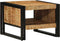 vidaXL - Salontafel - 50x50x38 - cm - massief - ruw - hout - mango